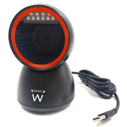 Ewent EW3450 lettore di codici a barre Lettore di codici a barre fisso 1D/2D CMOS Nero