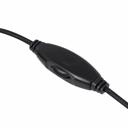 Ewent EW3562 cuffia e auricolare Cablato A Padiglione Musica e Chiamate Nero, Argento