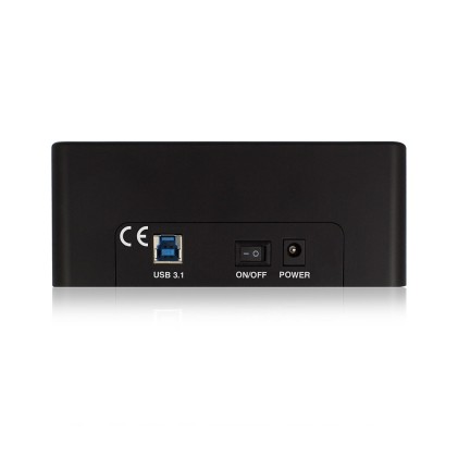 Ewent EW7014 docking station per unità di archiviazione USB 3.2 Gen 1 (3.1 Gen 1) Type-A Nero