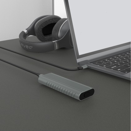 Ewent EW7025 contenitore di unità di archiviazione Box esterno SSD Grigio M.2