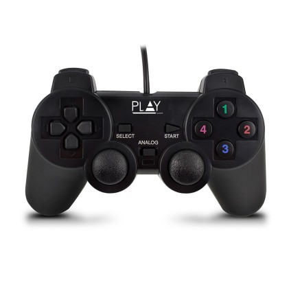 Ewent Play Nero USB 2.0 Gamepad Analogico/Digitale PC
