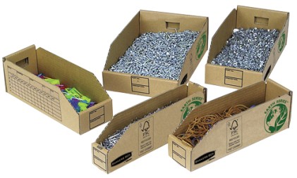 Fellowes R-Kive Basics Parts Bin scatola per la conservazione di documenti Marrone