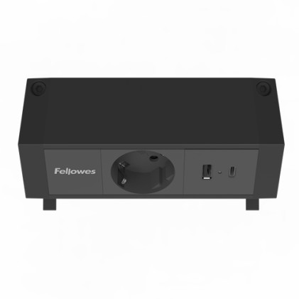 Fellowes 100137172 prolunghe e multiple 2 m 1 presa(e) AC Interno Nero