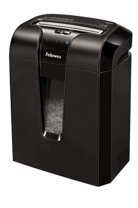 Fellowes 63Cb distruggi documenti Triturazione incrociata 23 cm Nero