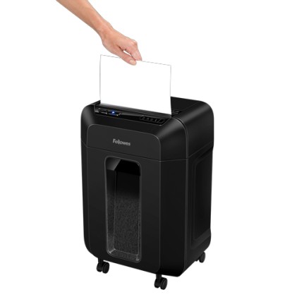 Distruggidocumenti automatico Fellowes AutoMax 80M Mini Cut - Alimentazione automatica 80 fogli - Slot manuale 8 fogli - 17L