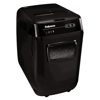 Fellowes AutoMax 200M distruggi documenti Taglio a frammenti Nero