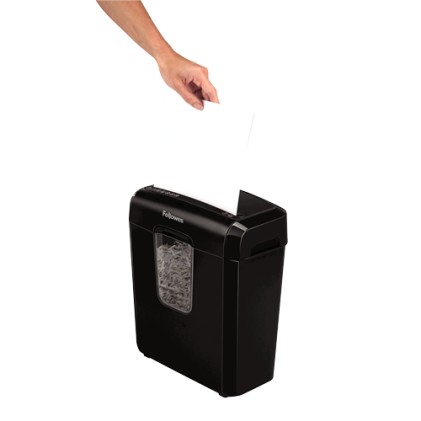 Fellowes Powershred 6C distruggi documenti Triturazione incrociata 22 cm Nero