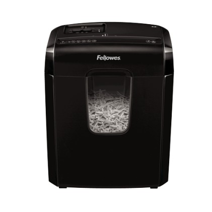 Fellowes Powershred 6C distruggi documenti Triturazione incrociata 22 cm Nero