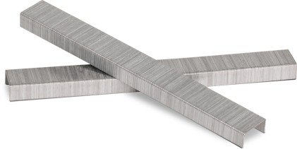 Graffette Fellowes 26/6 a mezzo carico - Capacit&agrave; di graffette circa 25 fogli - Confezione da 5000 graffette