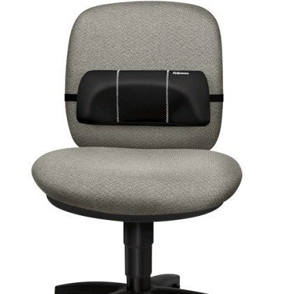 Fellowes 8042101 schienale Nero Tessuto, Schiuma Schienale imbottito