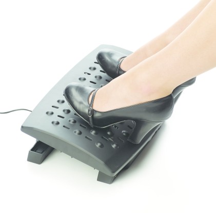 Fellowes 8070901 poggiapiede da scrivania Nero