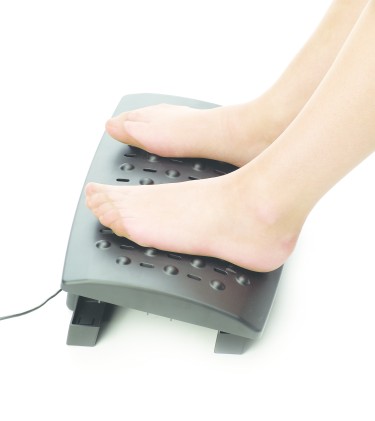 Fellowes 8070901 poggiapiede da scrivania Nero