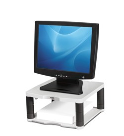 Fellowes 91717 supporto da tavolo per Tv a schermo piatto 53,3 cm (21") Grafite, Platino