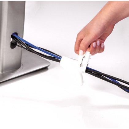 Fellowes CableZip Pavimento Tubo flessibile per cavo Bianco 1 pz