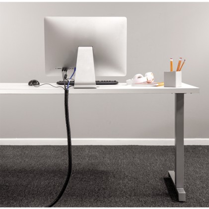 Fellowes CableZip Scrivania Guaina intrecciata per cavi Nero 1 pz