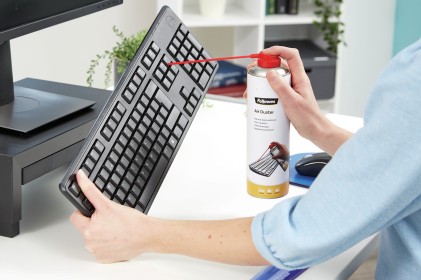 Fellowes 9977804 kit per la pulizia Tastiera, Stampante, Universale Pulitore ad aria compressa per la pulizia delle attrezzature 400 ml