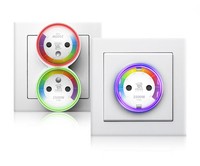 Wall Plug Presa Fibaro Schuko Contr Ollo Carico - Ghiera Led Rgb
