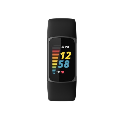 Smartband Fitbit 421Bkbk Charge 5 Ecg Nero E Grafite