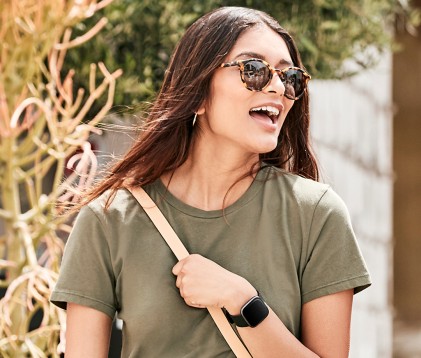 Smartwatch Fitbit Fb507Bkbk Versa 2 Carbone