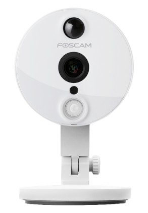 Foscam Ip Camera Wireless 1080P 2Mxp Passive Infrared Detection Viewing Angle 115 Degree Hidden Ir Lights Night Vision Usb Power Supply Slot Sd Card P2P 2 Way Audio White