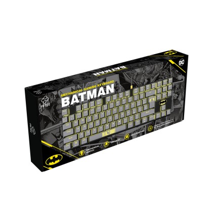 FR-TEC BATPCKEY tastiera QWERTY Nero, Giallo