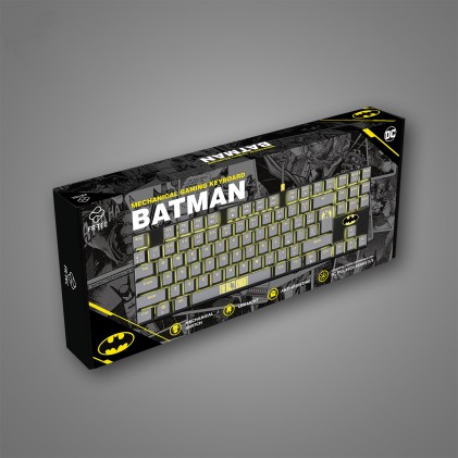 FR-TEC BATPCKEY tastiera QWERTY Nero, Giallo