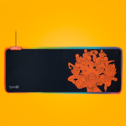 FR-TEC PC Dragon Ball Super MousePad GOKU Tappetino per mouse per gioco da computer Nero