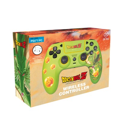 FR-TEC DBPS4GP periferica di gioco Verde, Arancione Bluetooth Gamepad Analogico/Digitale PC, PlayStation 4