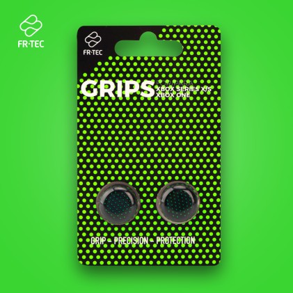 Impugnature FR-TEC per joystick Xbox Series X/S - In rilievo per una migliore presa e precisione - Design secondo l'identità della console - Colore nero