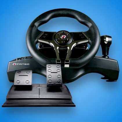 FR-TEC Hurricane MKII Nero Sterzo + Pedali Nintendo Switch, PC, PlayStation 4, Playstation 3