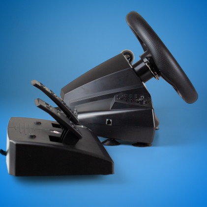 FR-TEC Hurricane MKII Nero Sterzo + Pedali Nintendo Switch, PC, PlayStation 4, Playstation 3