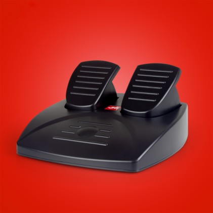 FR-TEC Turbo cup Nero, Rosso Sterzo + Pedali Nintendo Switch, Nintendo Switch Lite, PC