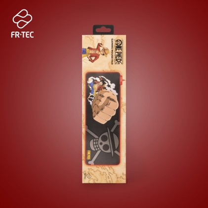 FR-TEC OP4003 tappetino per mouse Tappetino per mouse per gioco da computer Nero, Grigio, Rosso, Giallo