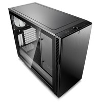 Case Midi Fractal Design Define R6 Black Tempered Glass USB-C