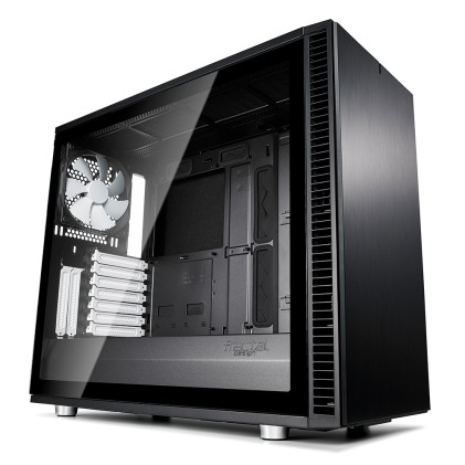 Case Midi Fractal Design Define S2 Tempered Glass - Black/wei