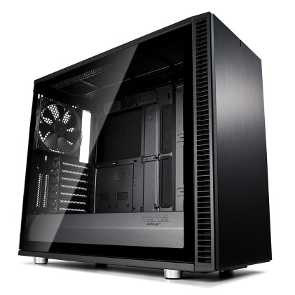 Case Midi Fractal Design Define S2 Tempered Glass - Black