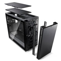 Case Midi Fractal Design Define S2 Tempered Glass - Black
