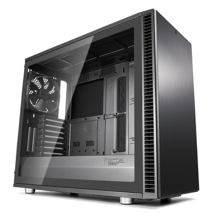 Case Midi Fractal Design Define S2 Tempered Glass - grau