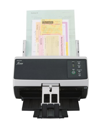 ORIGINALE Fujitsu nero / Grigio PA03810-B101 fi-8150 Fujitsu fi Series fi-8150 50ppm/100ipm A4 Duplex ADF USB3.2 LED Workgroup Scanner.