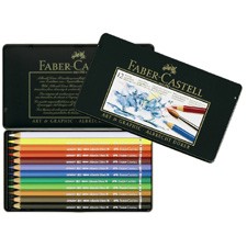Faber-Castell Matite acquerello colorate classiche Confezione da 12 matite colorate acquerello esagonali + pennello - Resistenza alla rottura - Colori assortiti