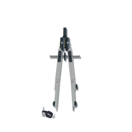 Faber-Castell 174014 compasso Nero, Acciaio inox 1 pz