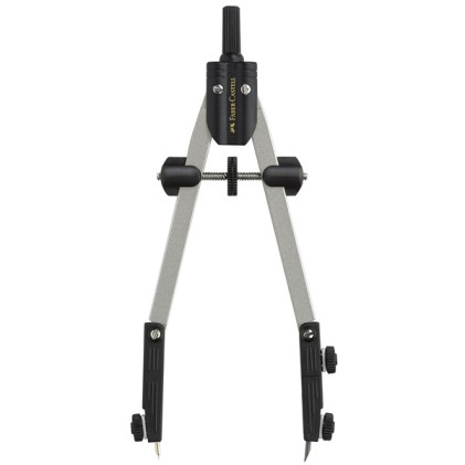 Faber-Castell 174035 compasso Grigio, Nero