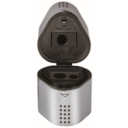 Faber-Castell Grip 2001 Temperamatite manuale Argento