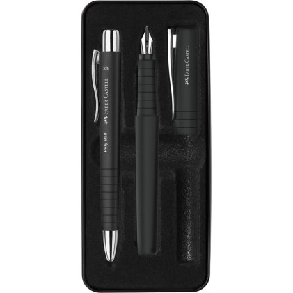 Faber-Castell Poly Ball Set Nero 3 pz