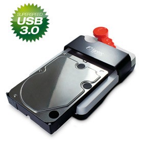 Fantec HDD-Sneaker USB3.0 Docking Station per Dischi Sata da 2,5" e 3,5"