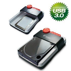 Fantec HDD-Sneaker USB3.0 Docking Station per Dischi Sata da 2,5" e 3,5"