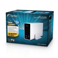 Fantec Box hard disk 2,5 Fantec mobiRaid X2 Sata USB3.0 silver