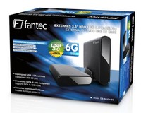 Fantec DB-ALU3e-6G Black Per disco 3.5" eSATA 6G Connessione USB 3.0