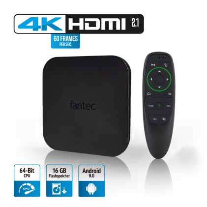 Pc Box Android 9.0 16Gb 2Gbram Fatek 4K Air Smart Tv Media Player