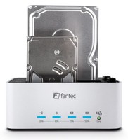 FANTEC AluDOCK 2X Docking Station per dischi SATA da 3,5 e 2,5" connessione USB 3.0